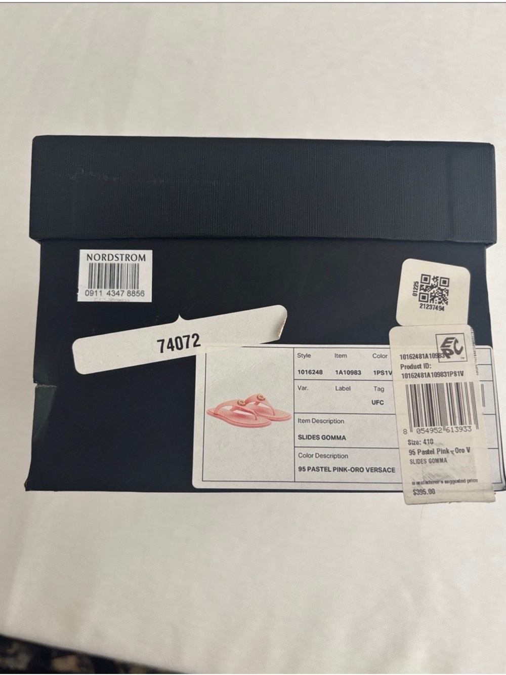 Versace Alia Pink Rubber Medusa Flip Flops EU 41 US 11 - Picture 6 of 7